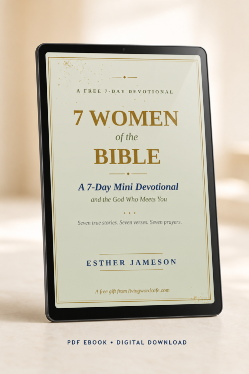 7 Women of the Bible, a free 7-day mini devotional ebook from Living Word Cafe