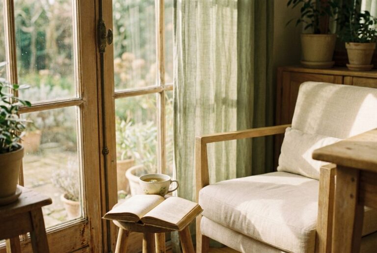 A restful scene illustrating learning to rest