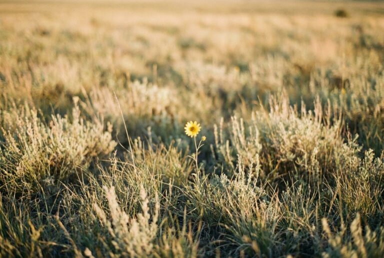 A solitary figure in gentle light