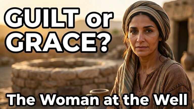 The woman at the well meets Jesus at noon, a John 4 devotional on condemnation vs conviction