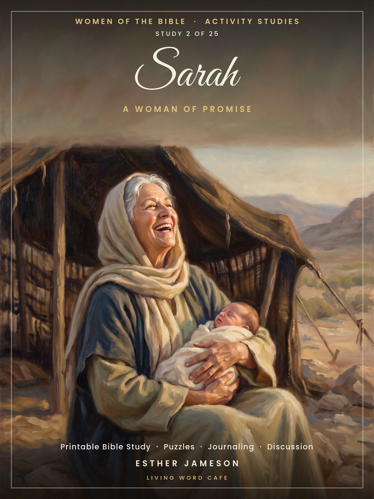Sarah: A Woman of Promise | Women of the Bible Activity Study, printable PDF cover
