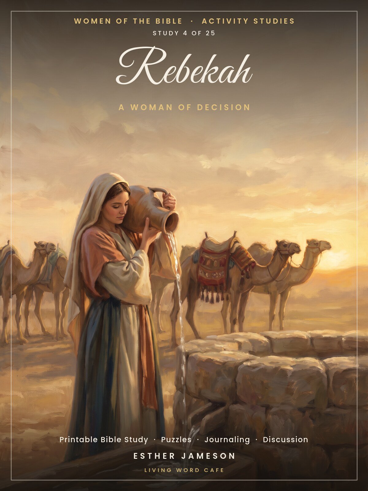 Rebekah: A Woman of Decision | Women of the Bible Activity Study, printable PDF cover