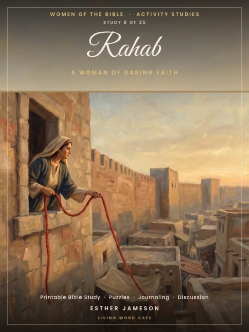 Rahab: A Woman of Daring Faith | Women of the Bible Activity Study, printable PDF cover