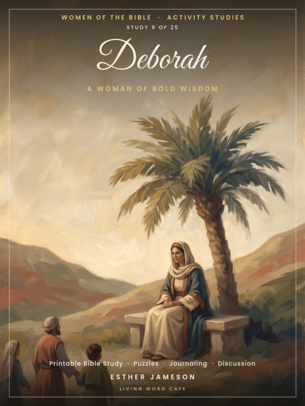 Deborah: A Woman of Bold Wisdom | Women of the Bible Activity Study, printable PDF cover