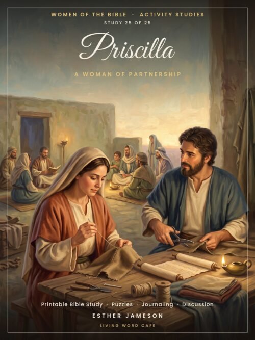Priscilla: A Woman of Partnership | Women of the Bible Activity Study, printable PDF cover