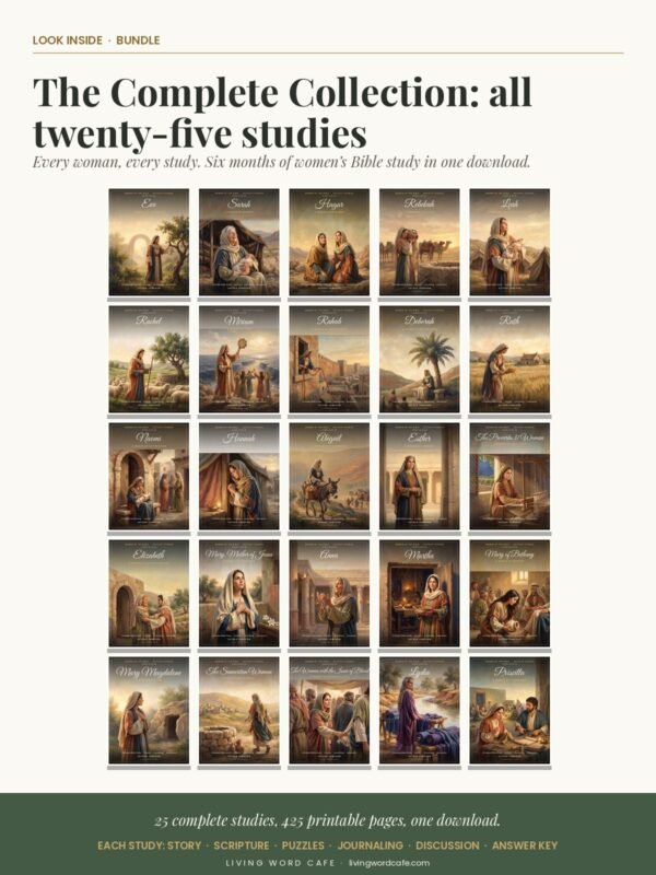 Women of the Bible Complete Collection: All 25 Printable Bible Studies: look inside the printable study pages